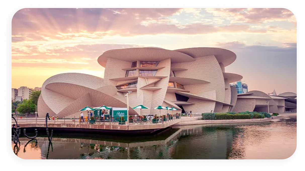 Walking route through Doha.png